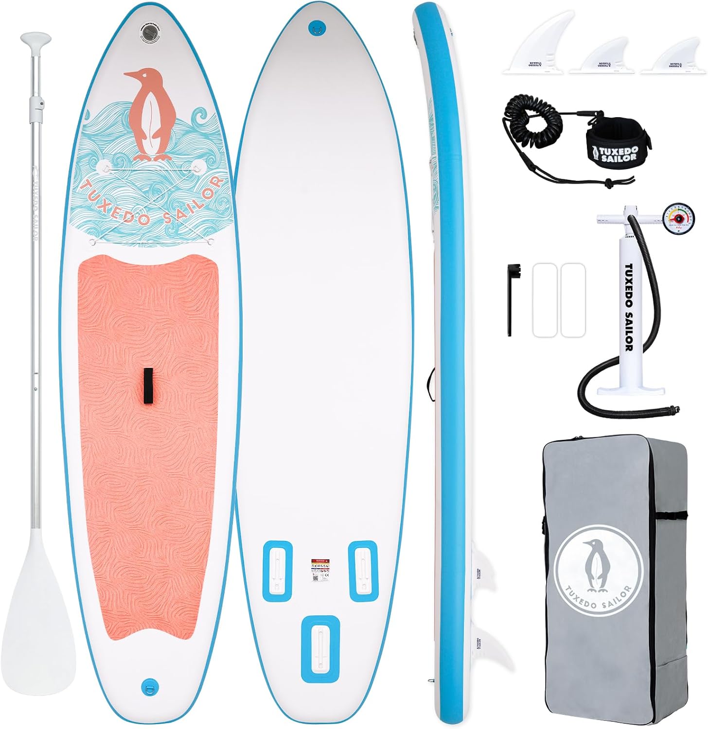 etezen - SUP gonflable adulte 320cm - stable, kit complet