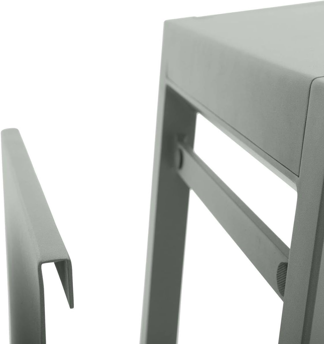 etezen - Table d'appoint Allure - 55x45x55 cm - Vert Laurier