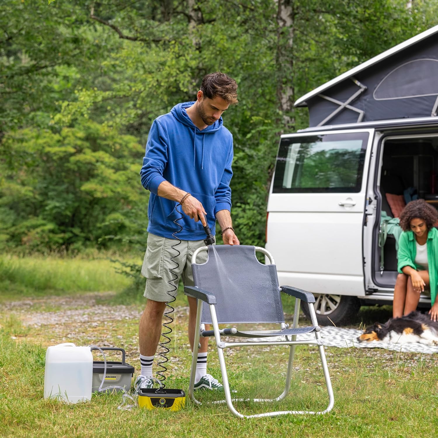 etezen - OC 4 Adventure - 27x23x39 cm - nettoyeur extérieur mobile, 8L, batterie lithium-ion