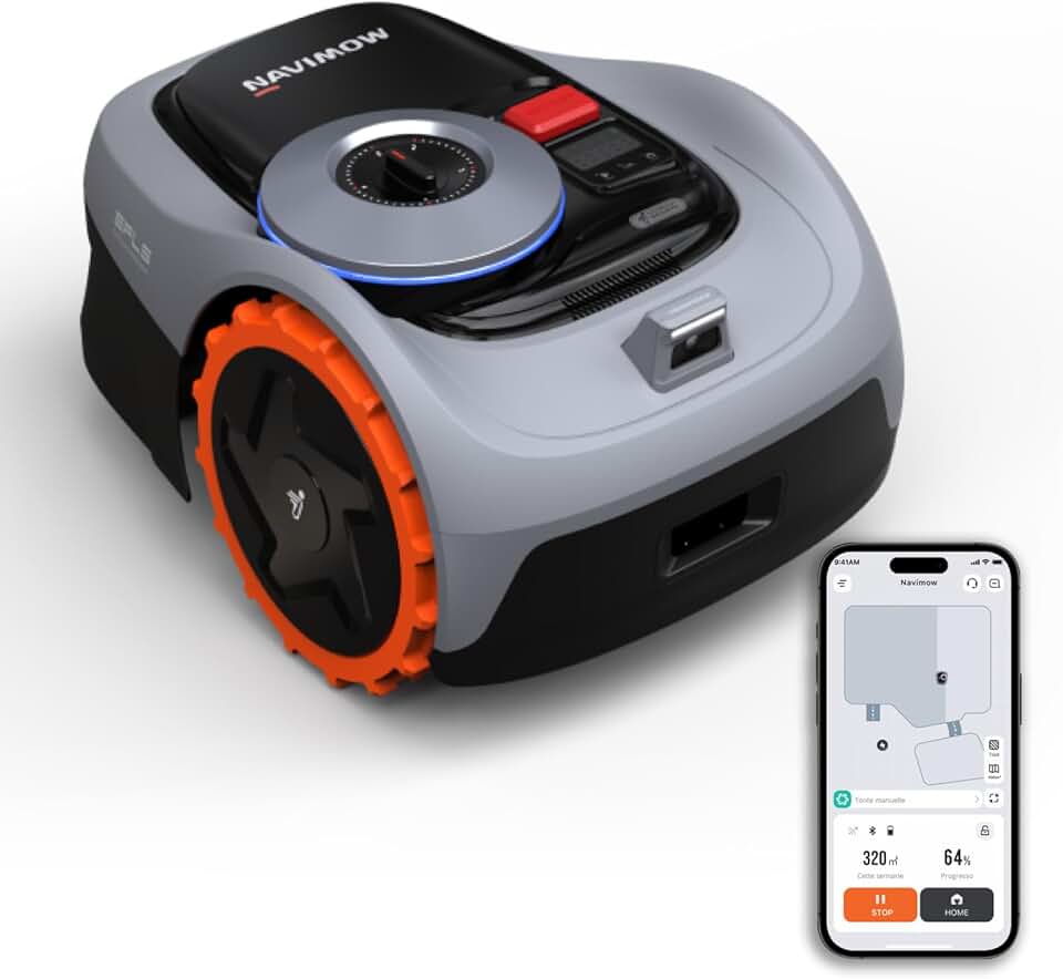 Segway - etezen i105E - 500/600m² - tondeuse robot, RTK+Vision, multizone, IA, limite virtuelle, i105E