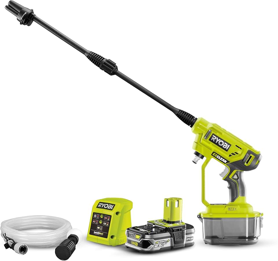 etezen - pistolet haute pression 18V One+, 22 bar, léger, 2.5Ah, RY18PW22A-125