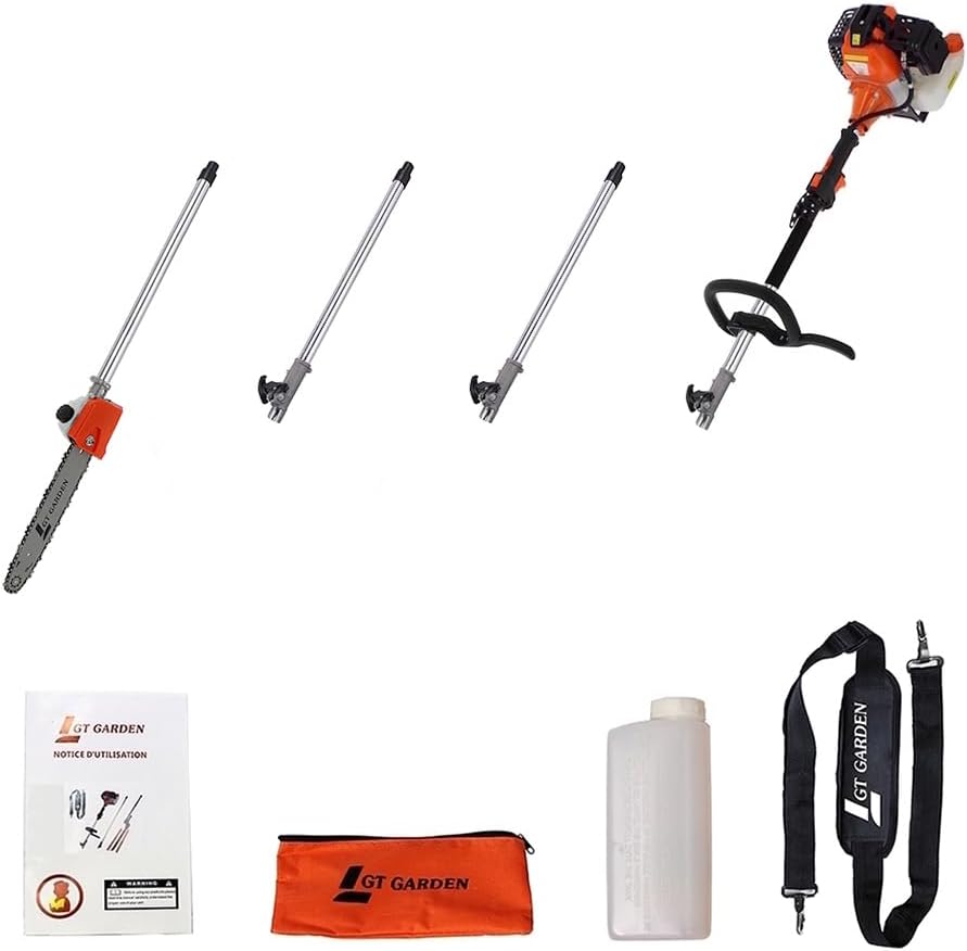 etezen - élagueuse thermique sur perche - 4,15 m - 52 cm³, 3 CV