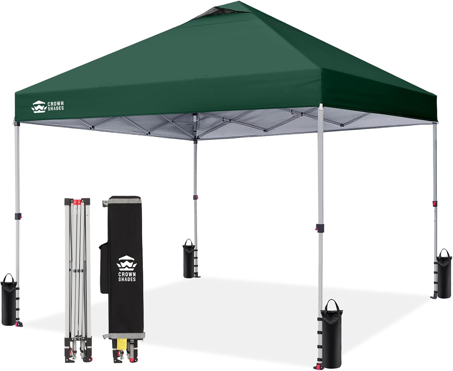 etezen - tonnelle pliante - 3x3m - imperméable, UPF 50+, vert, sac