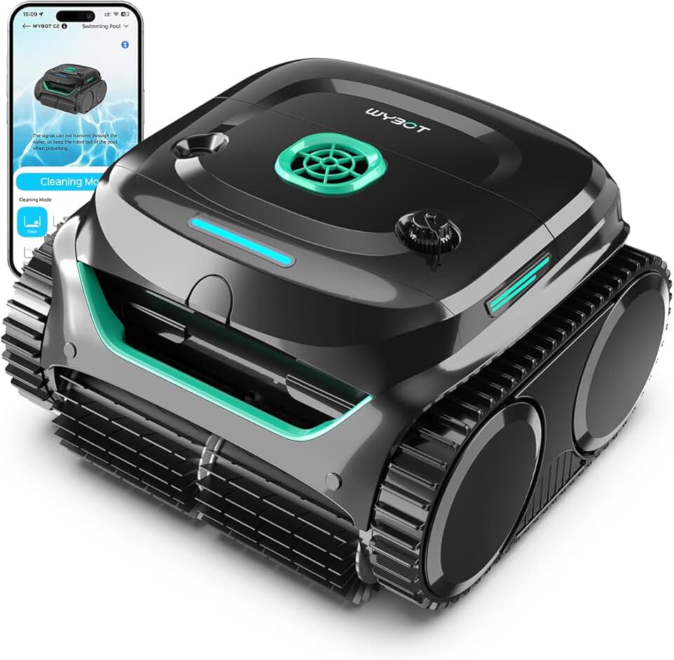 etezen - C2 série - pour piscines 150㎡ - filtration double, nettoyage fond/parois, autonomie 180 min - C2
