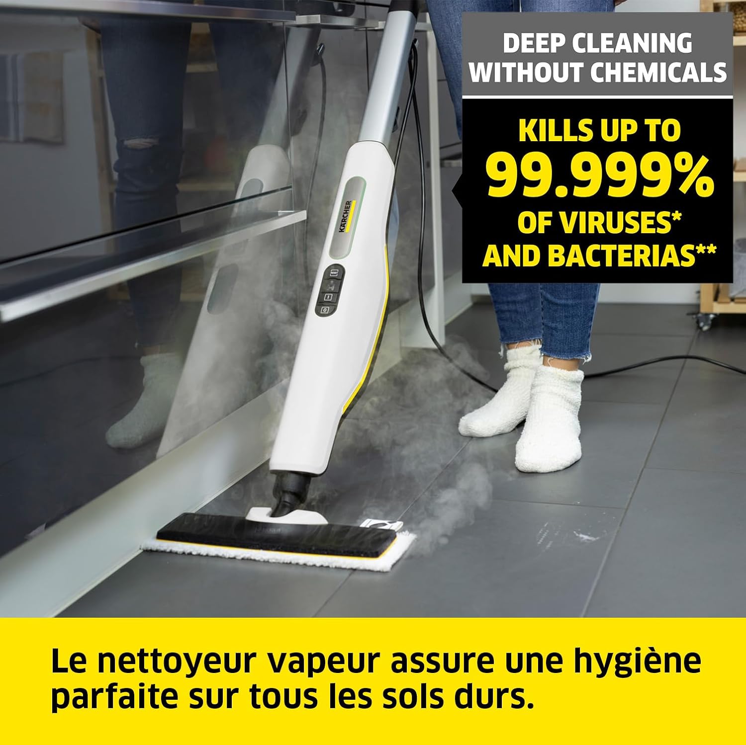 etezen - SC 3 Upright EasyFix - 0,5L - 1 600W - 60m² - vapeur rapide