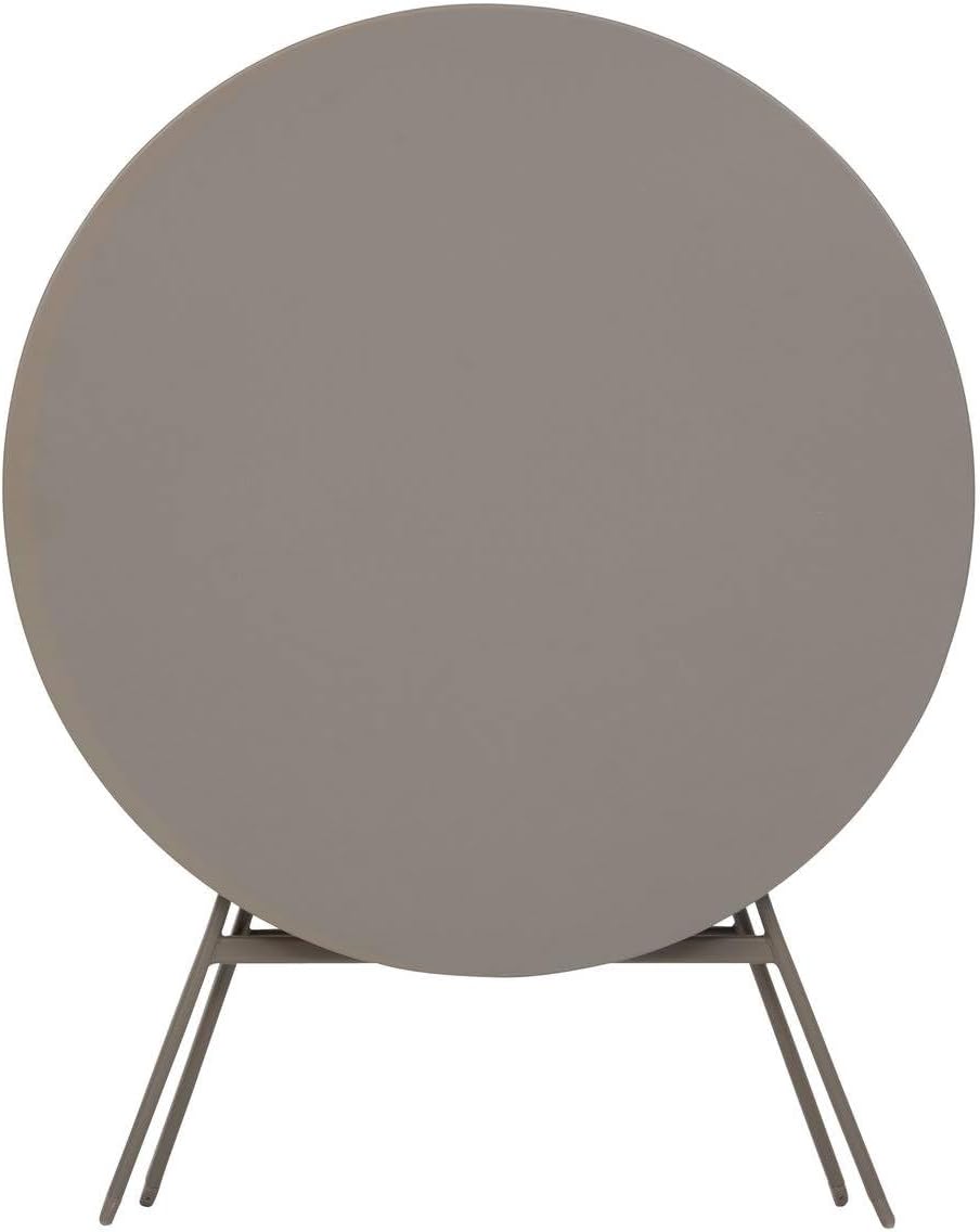 etezen - Greensboro - table pliante ronde acier antirouille 4 places