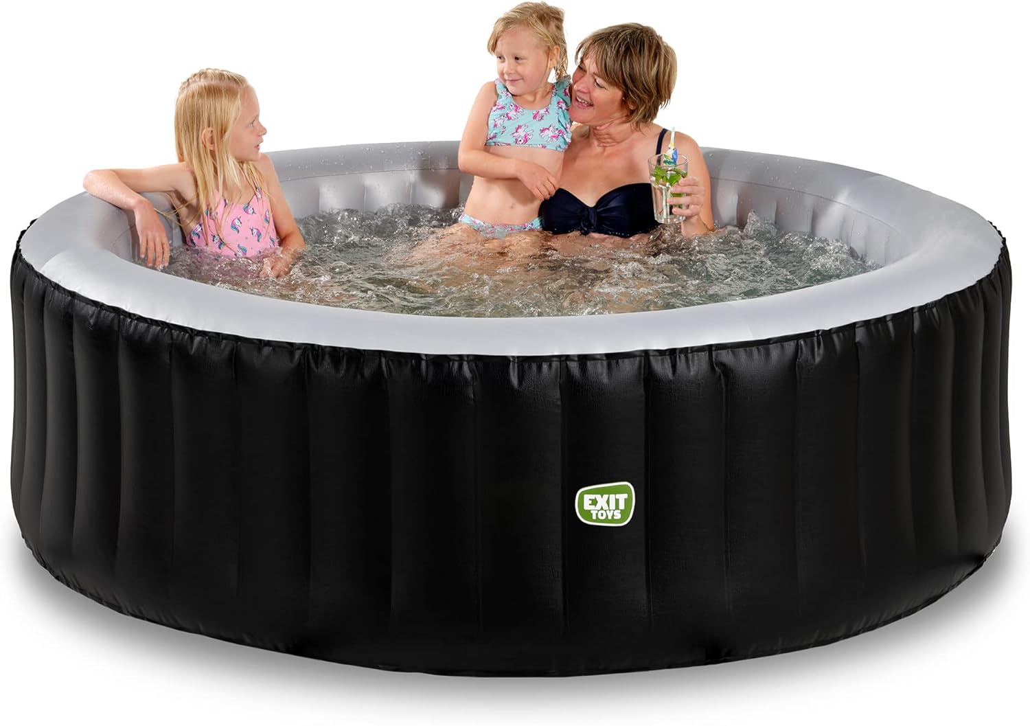 etezen - Silver Classic Spa - 204x65cm - 4 places, chauffage, 140 jets d'air, filtration