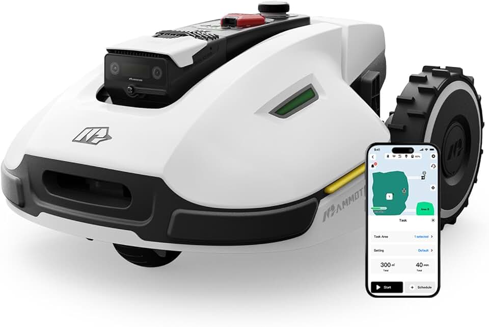 etezen - YUKA 2000 - 2000-2400m² - robot tondeuse sans fil, RTK+Vision, double disque, 4G