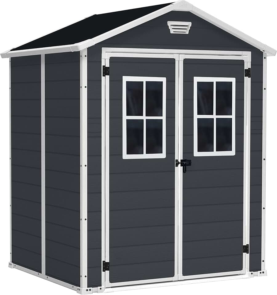 etezen - Abri de jardin Premium, résine, 185x152x226 cm, anthracite - 12-938205