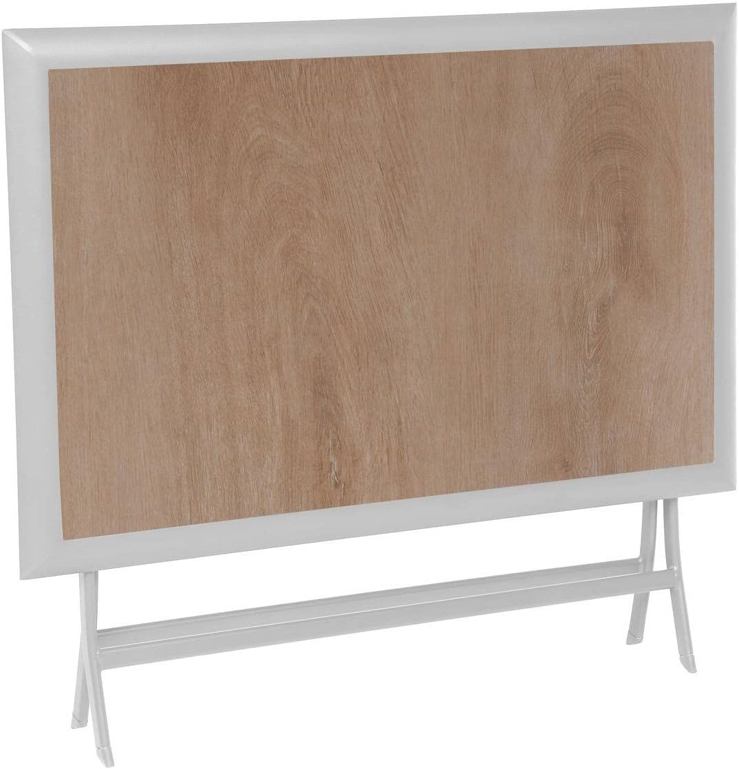 etezen - Azua série - rectangulaire pliante 6 places - aluminium epoxy antirouille