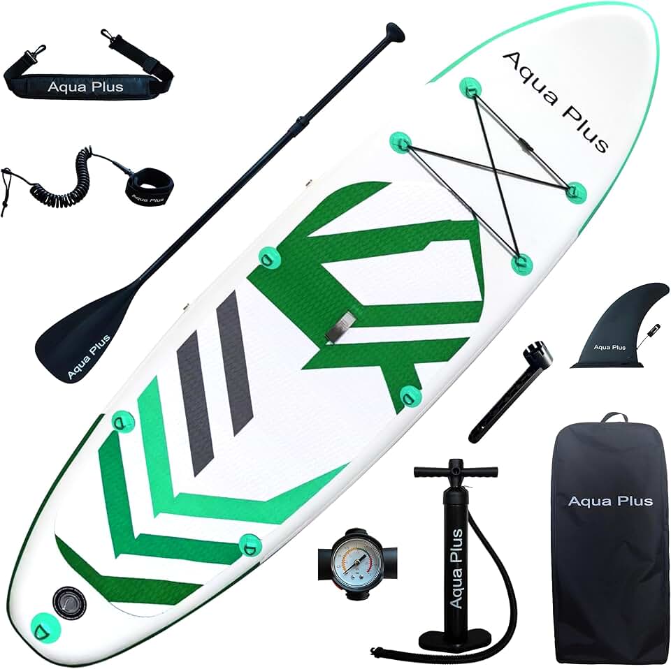 etezen - Stand Up Paddle Gonflable - 15cm - ISUP, pagaie, pompe, adulte/junior