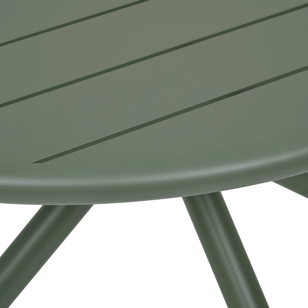 etezen - Nebullia Table Jardin 4 places 105cm Vert Laurier