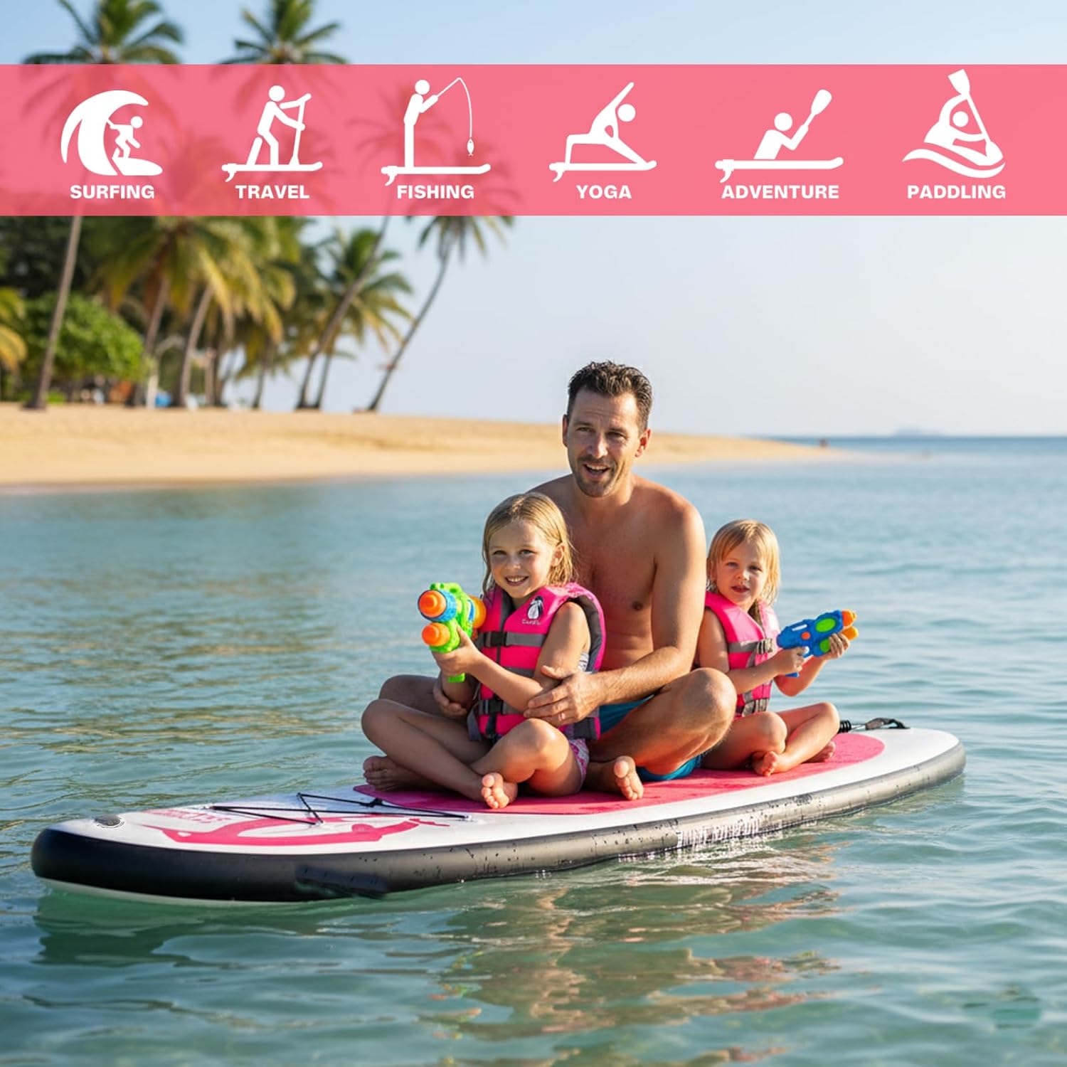 etezen - SUP gonflable adulte - Accessoires inclus - robuste