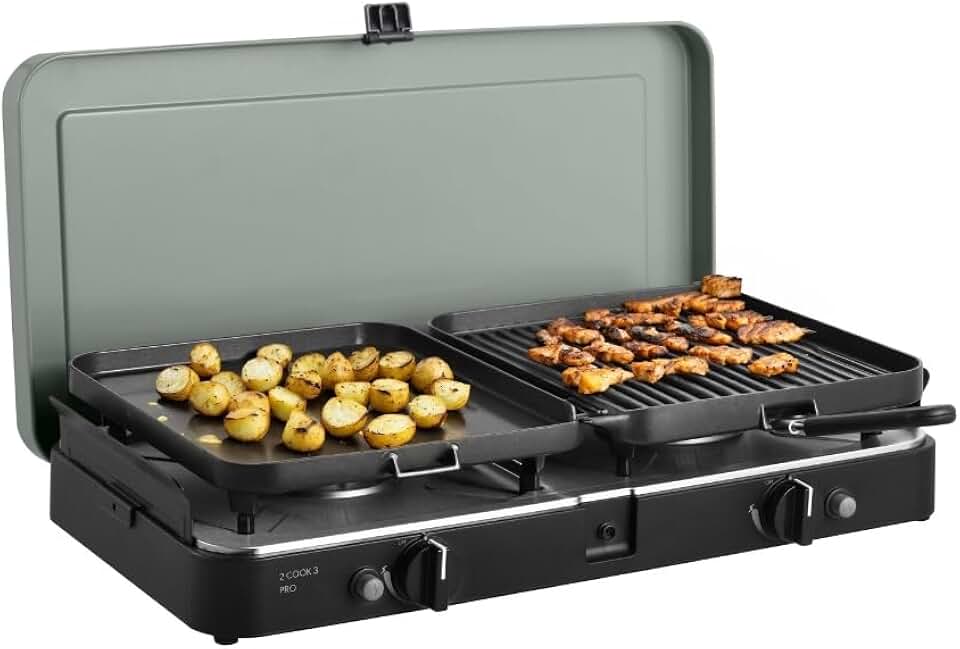 etezen - 2-Cook 3 Pro Deluxe - grille barbecue portable 30mbar - sac inclus