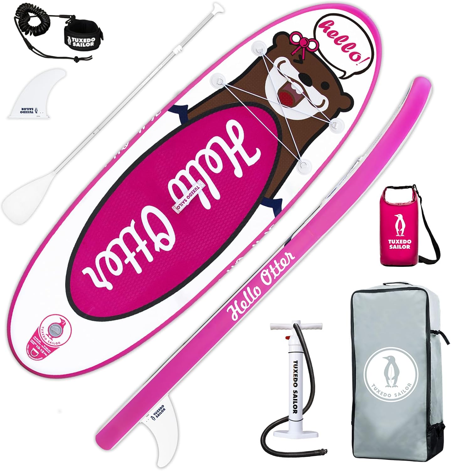 etezen Paddle Gonflable Adulte, Planche de Stand Up Paddle Gonflable, Sup Paddle Board Gonflable avec Accessoires Complets, Planche de Surf Paddle