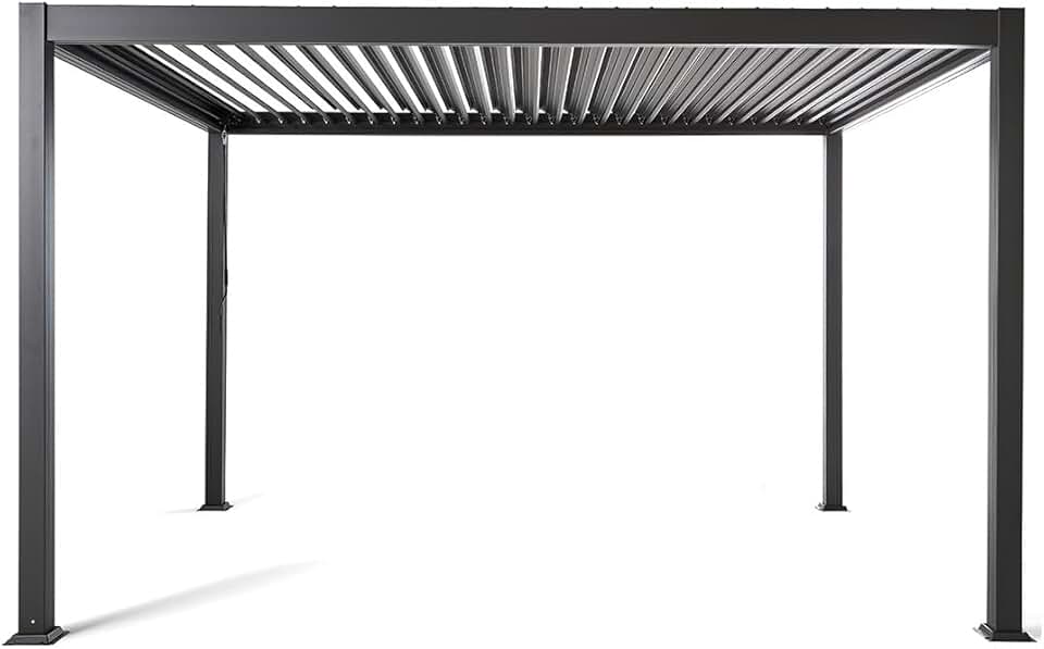 etezen - Cherry série - pergola bioclimatique 4x3m - aluminium gris anthracite