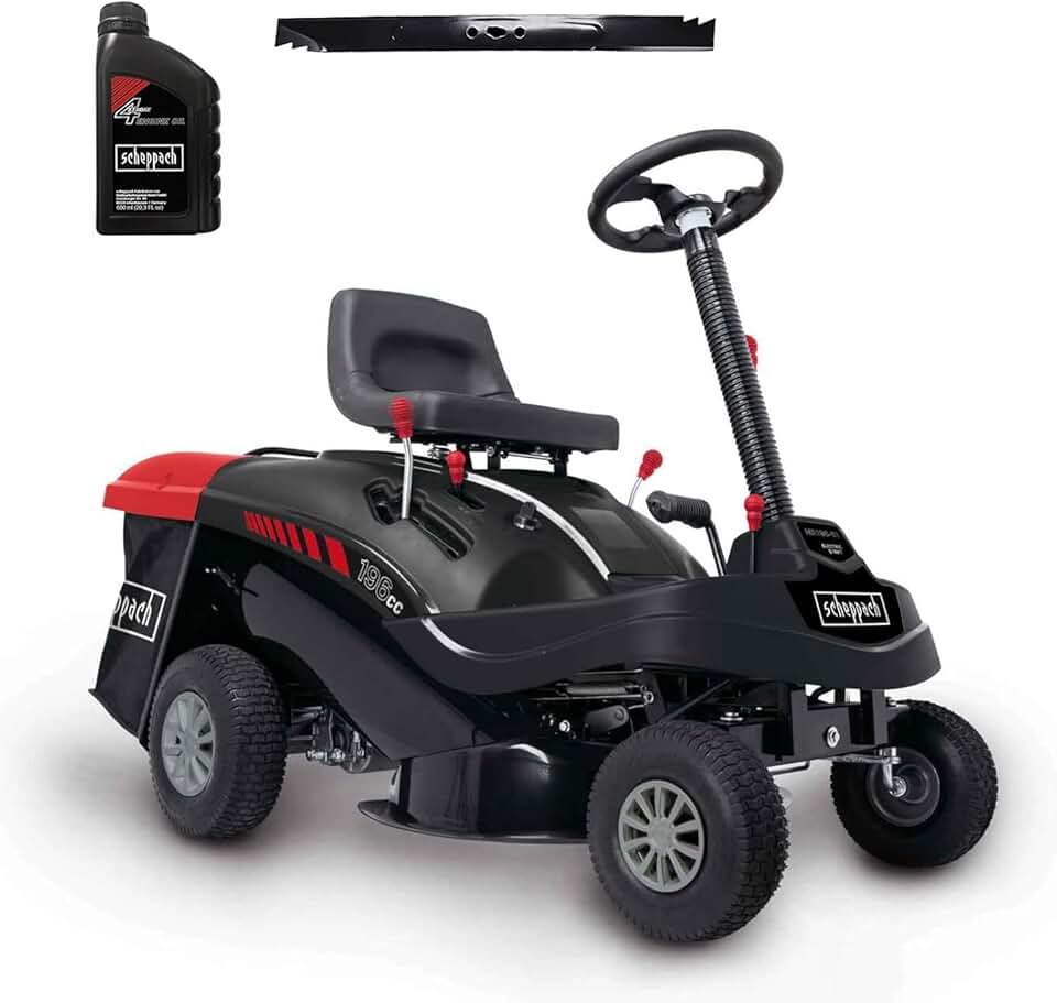 etezen - MR196-61 - 61cm - tondeuse thermique autoportée 6,5CV, bac 150L