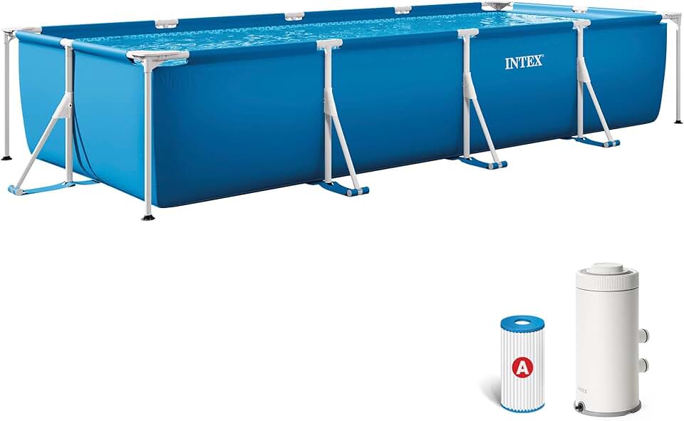 etezen - Metal Frame Junior - 4,50x2,20x0,84m - piscine tubulaire rectangulaire