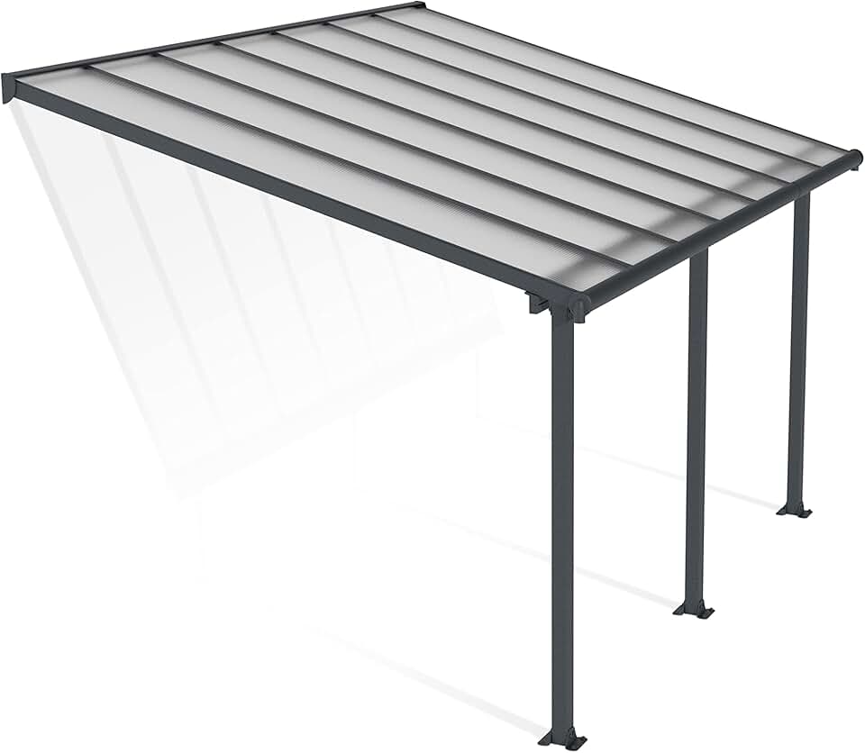 etezen by etezen - Olympia - 12.8m² - aluminium & polycarbonate, terrasse élégante, gris