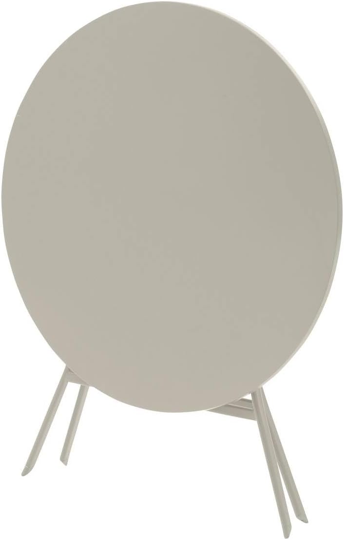 etezen - Greensboro série - ronde pliante Ø90cm - acier époxy 4 places - Gris Graphite