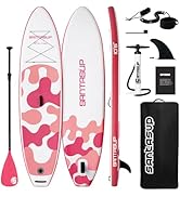 etezen Stand Up Paddle Planche de Surf Sup Gonflable Complet Accessoires Pagaie Réglable, Pompe...