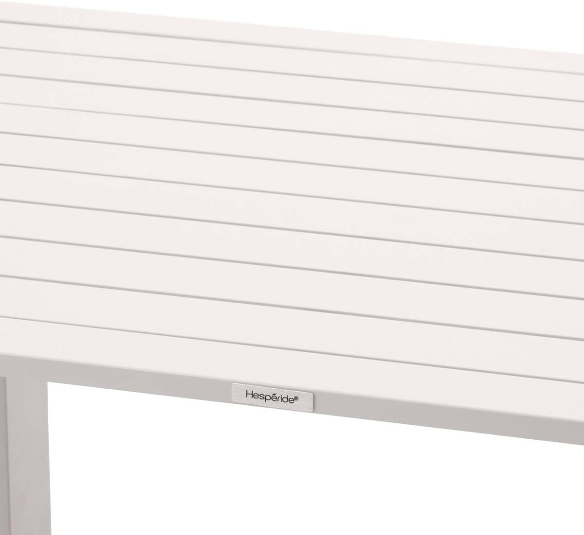 etezen - Salimia - 150x80 cm - table jardin relevable, alu, 6-8 pers
