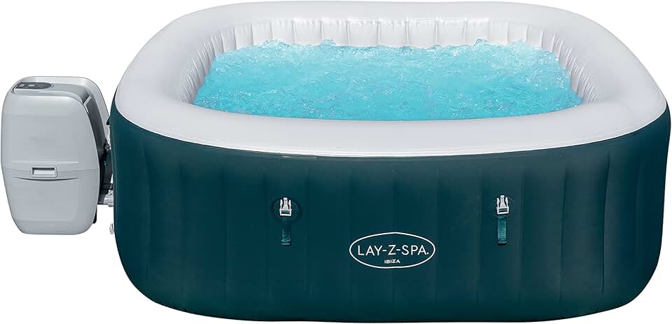 etezen - Lay-Z Ibiza AirJet - 180x66cm - spa gonflable 6 places - 60015