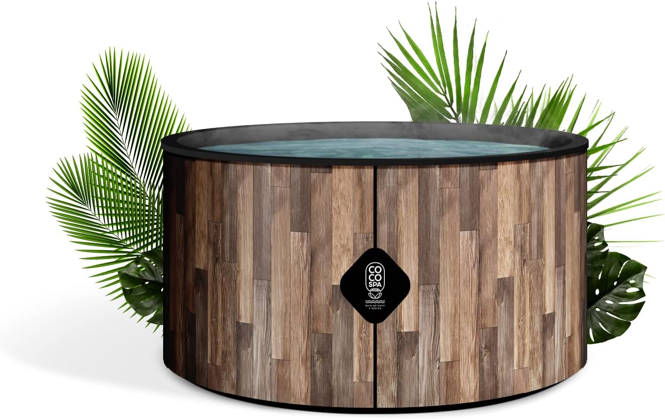 etezen Nordik Spa Gonflable - 150 cm de diamètre - 800 litres - Moteur 2240 W - 2 à 4 Personnes - Massage 140 Jets