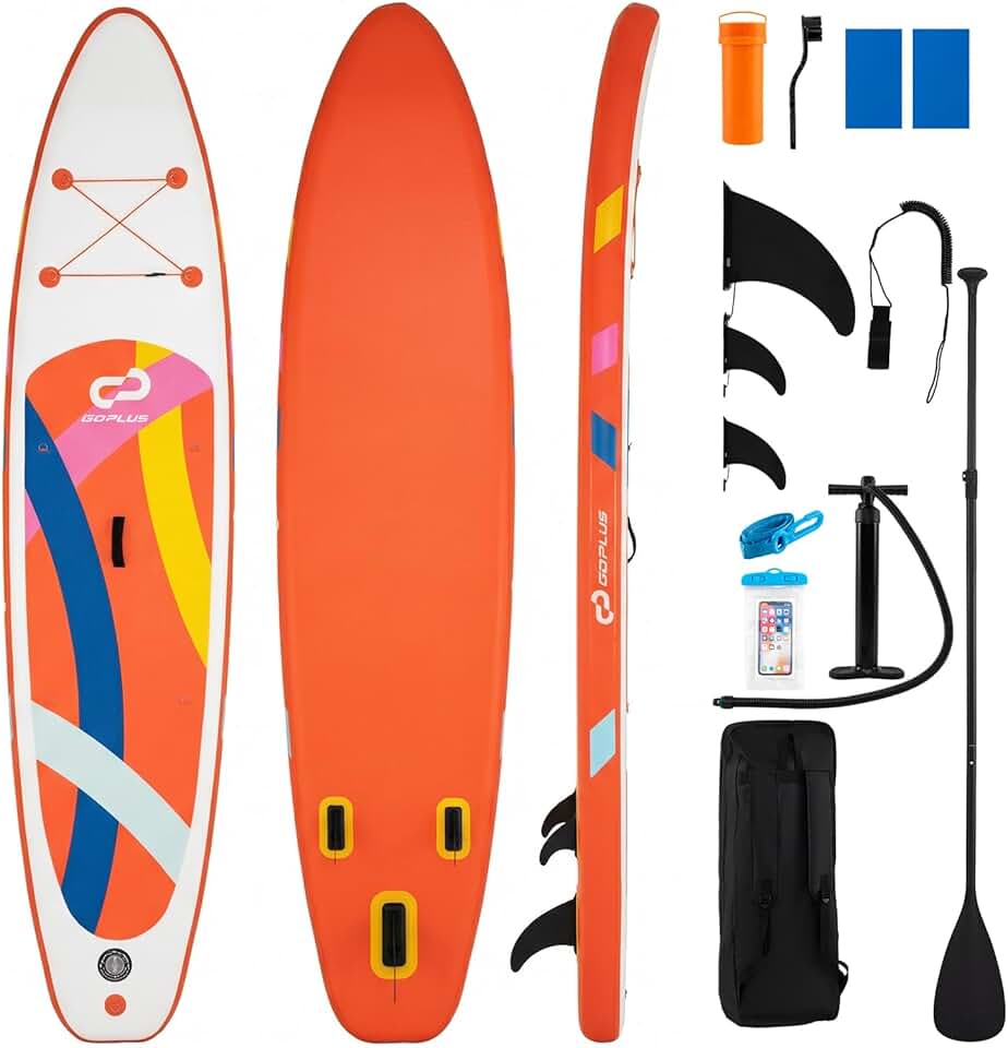 etezen - Paddle Gonflable Série Adulte - 336 cm - stable, 160 kg, siège kayak, kit complet