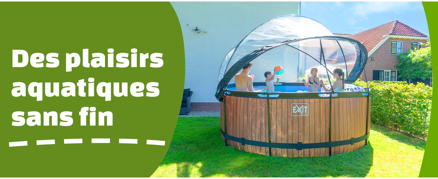 etezen piscine jardin auvent rond universel