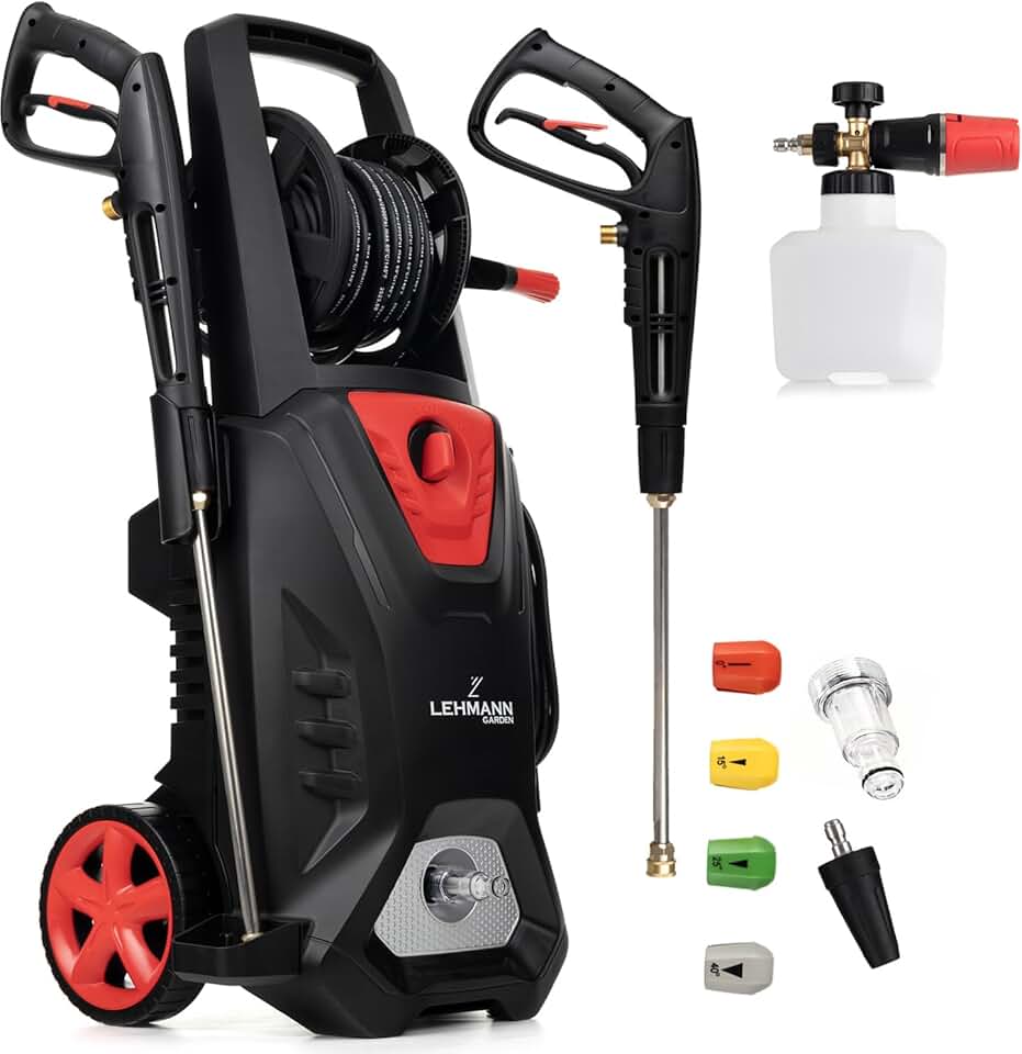 etezen - Colorado - Nettoyeur haute pression 3000W, 260 bar, 492 l/h, induction, accessoires, 17m