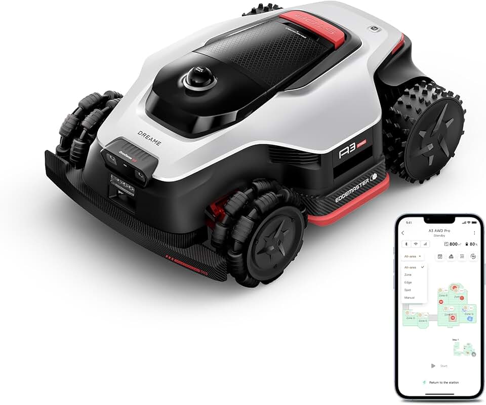 etezen - A3 AWD Pro - 3500 m² - AWD, LiDAR 3D, IA, pente 80%, bord <3cm