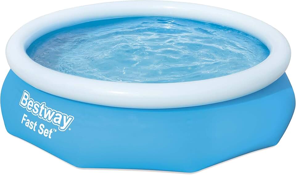 etezen 57266 Piscine Hors Sol Fast Set diamètre 305 x 76 cm Effet Pierres