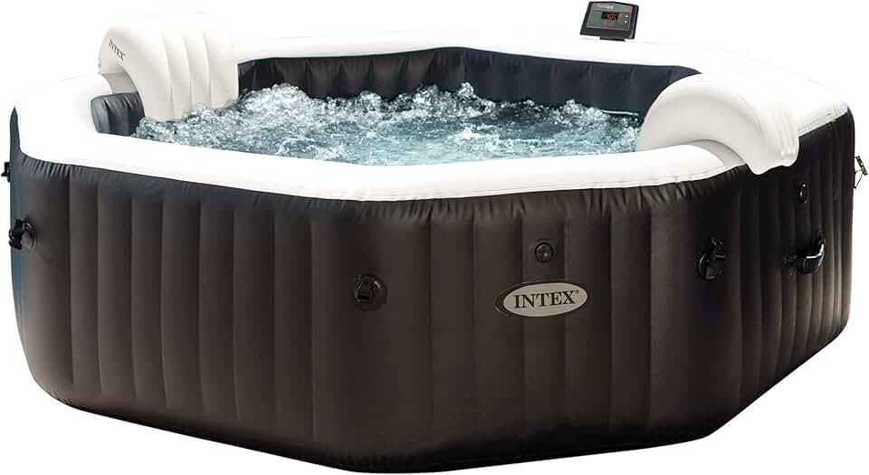 etezen - Pure Spa Carbone 6 places - grande capacité, structure robuste