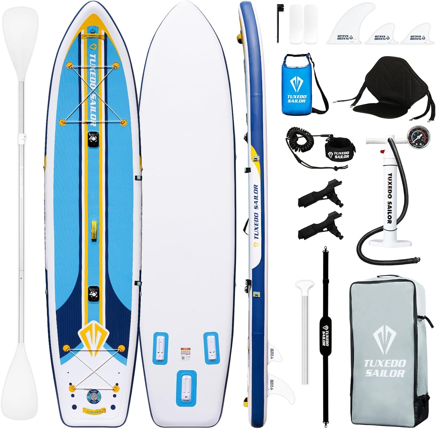 etezen - Paddle gonflable adulte - sup 320x80x15cm - planche stable, accessoires complets