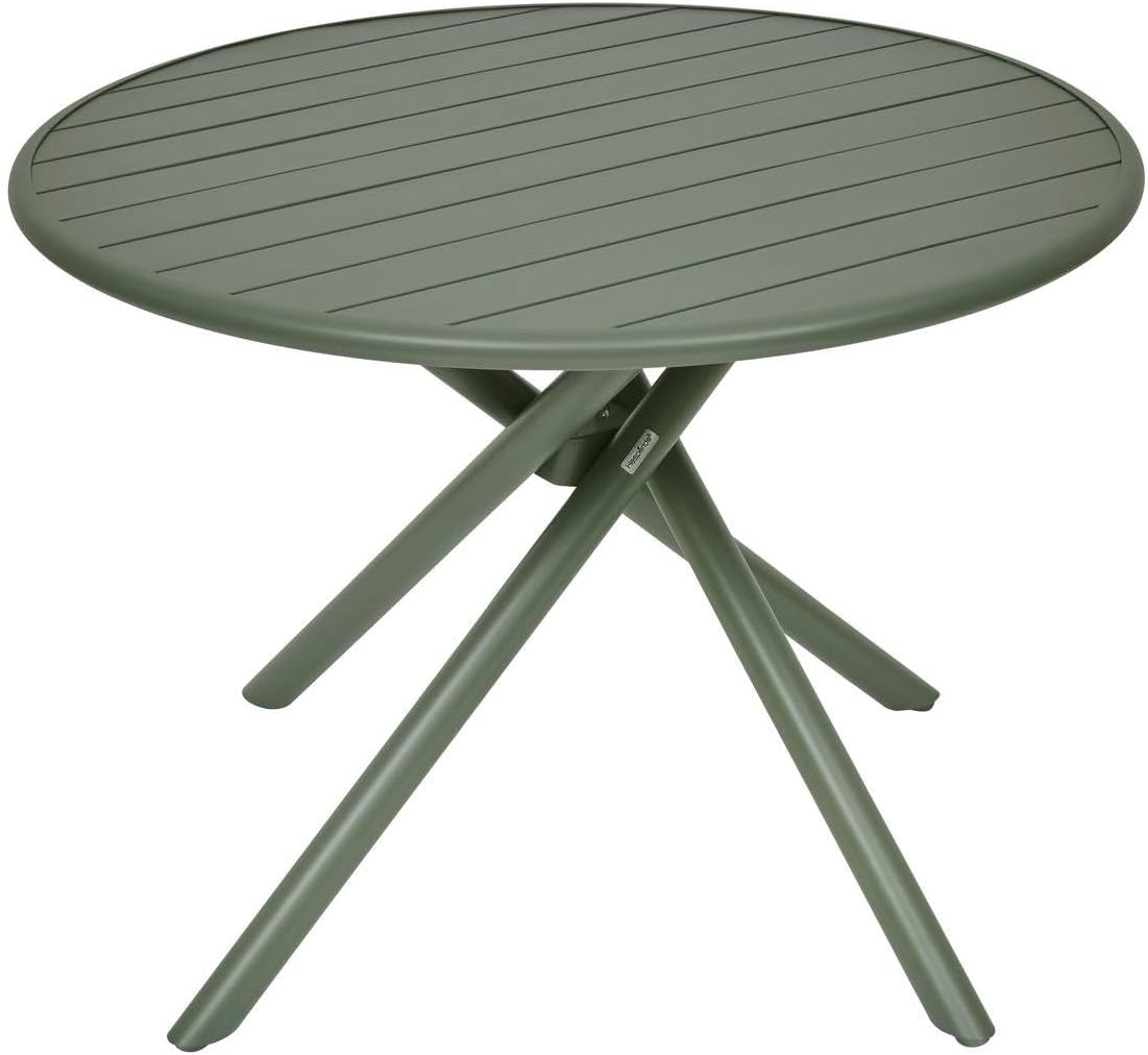 etezen - Nebullia Table Jardin 4 places 105cm Vert Laurier