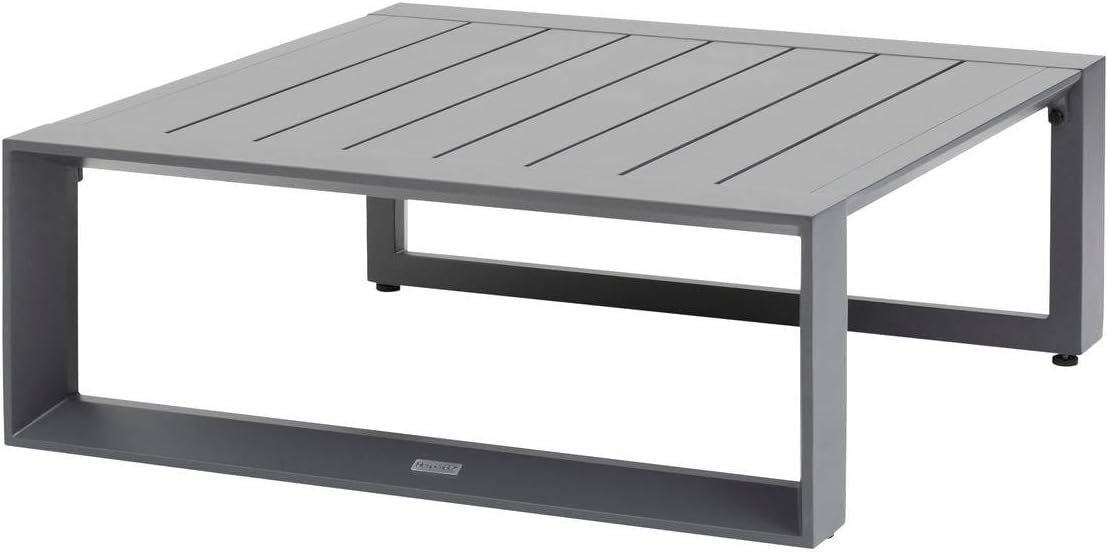 etezen - Allure Graphite - 79x79x30cm - Table basse jardin alu