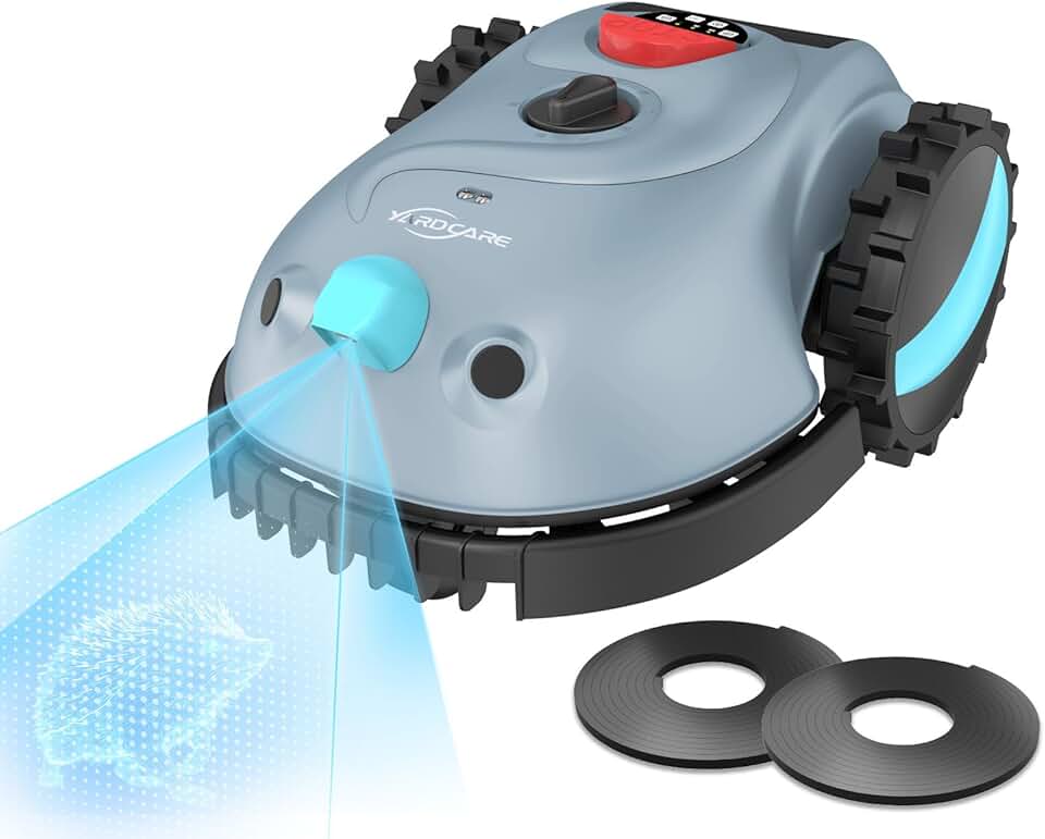 etezen - Robot tondeuse Vision, évitement obstacles, batterie 4Ah V100