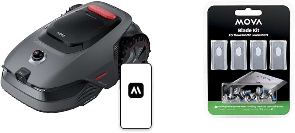 etezen - LiDAX Ultra - 800 m² - Robot tondeuse IA LiDAR 3D, tout terrain, protection animaux - MOVALIDAXUltra800