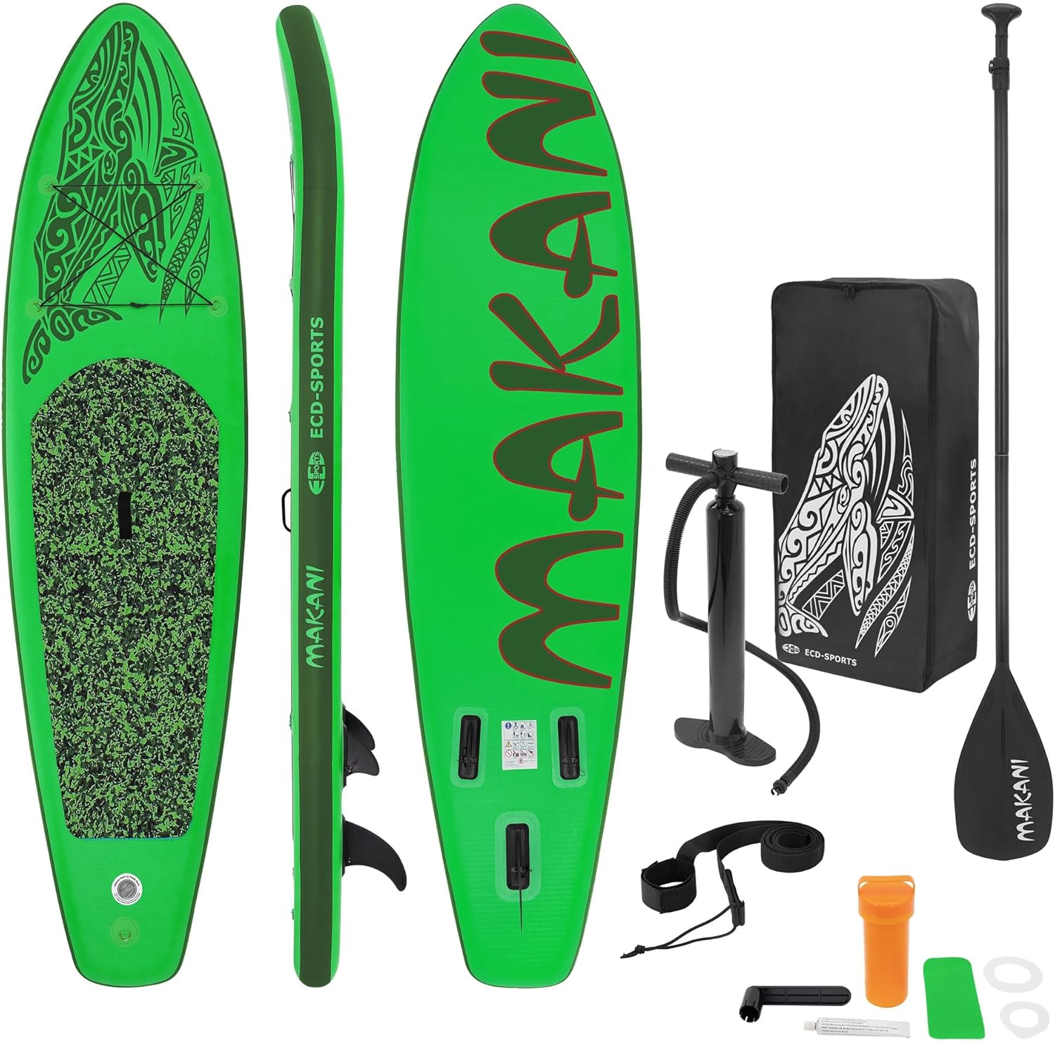 etezen - planche stand up paddle - 305/308/320/380 cm - PVC, jusqu'à 150 kg, 10/15 cm d'épaisseur