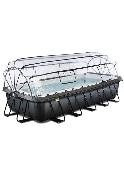 etezen Piscine Black Leather avec dôme