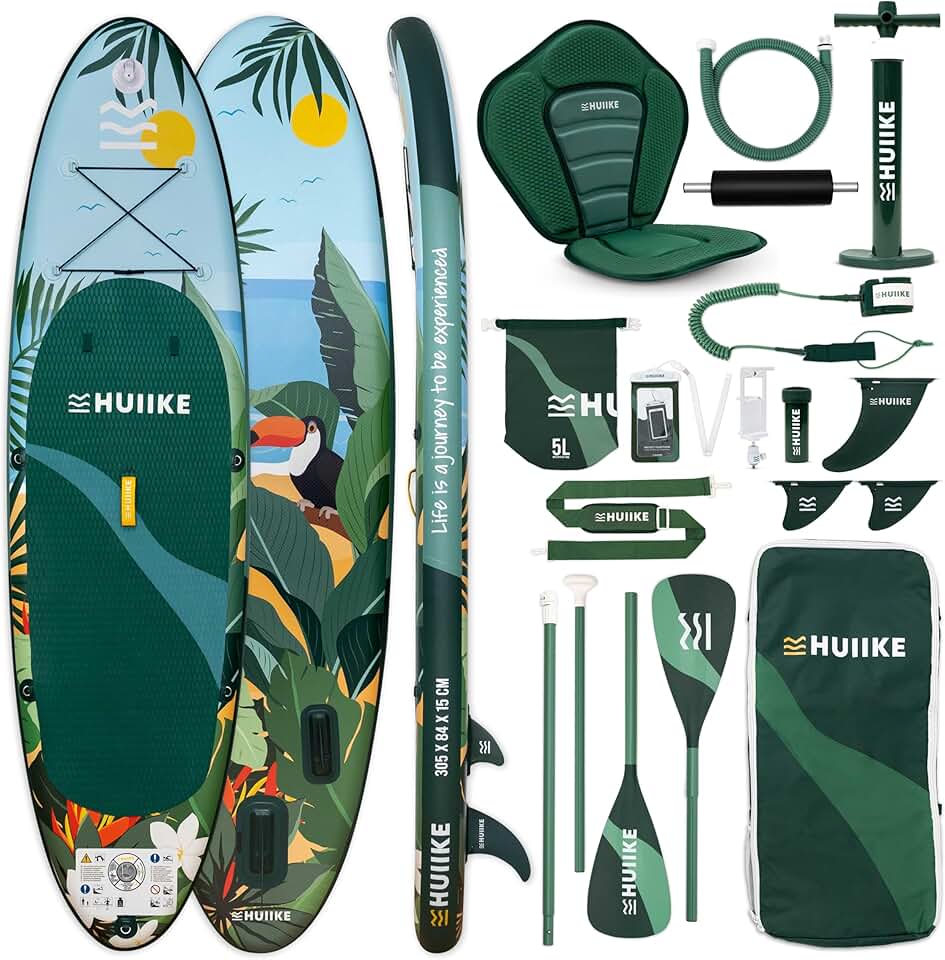 etezen - Paddle gonflable adulte série stable - 305x84x15 cm - Accessoires inclus, supporte 130 kg