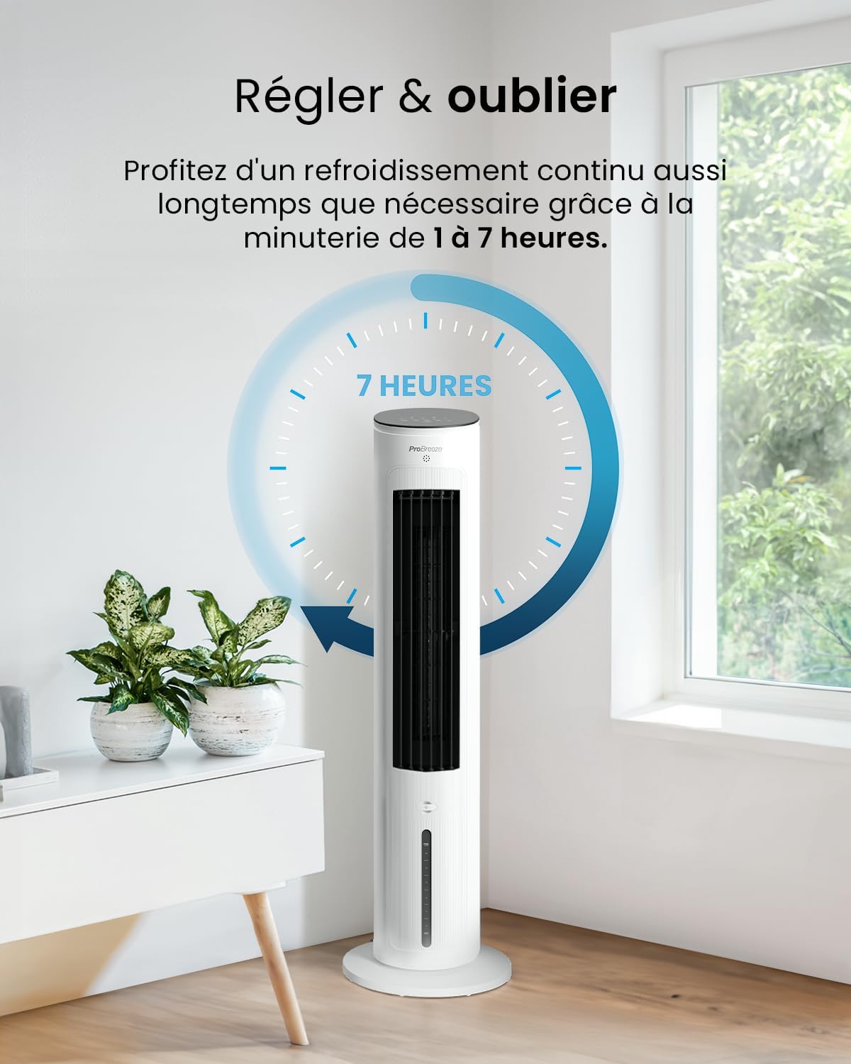 etezen - OmniAir - 5L - 3 vitesses, 4 modes, minuterie 7h, clim mobile