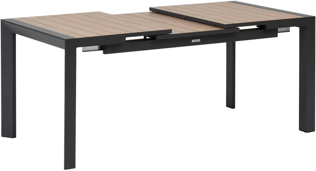 etezen - Evasion Extensible 8 places - aluminium antirouille - effet bois