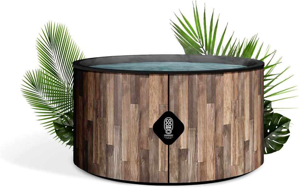 etezen Nordik Spa Gonflable - 150 cm de diamètre - 800 litres - Moteur 2240 W - 2 à 4 Personnes - Massage 140 Jets