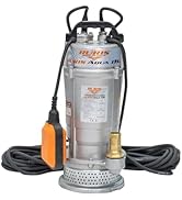 etezen Pompe Submersible Aqua 11S, 550W, Débit 3,6 m³/h, Hauteur Refoulement 25 m...