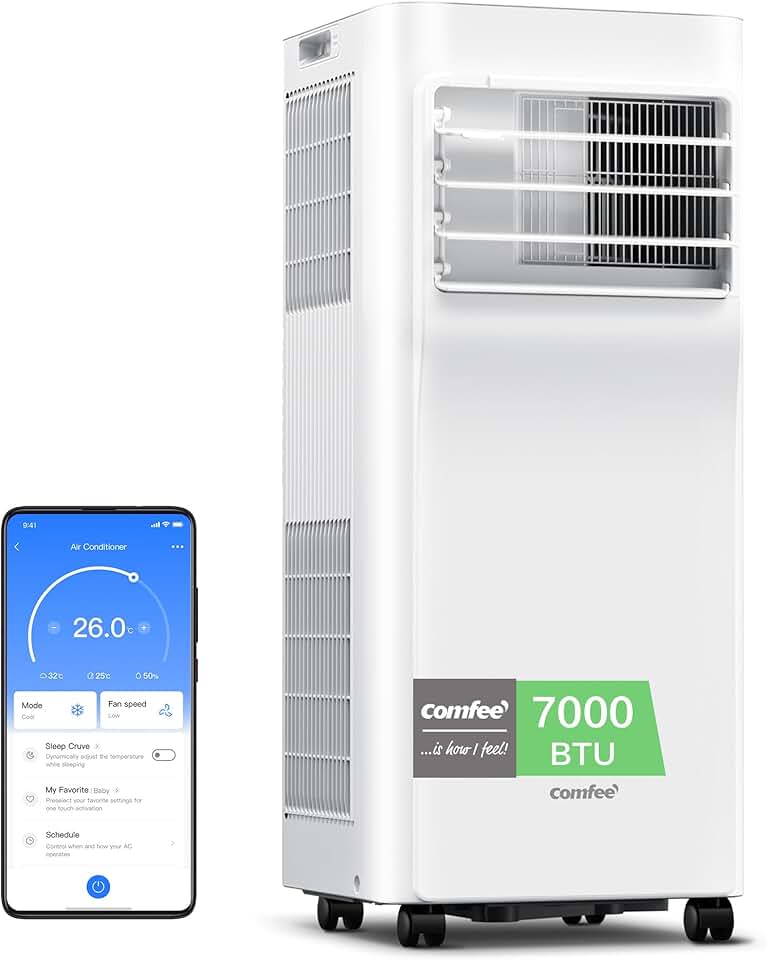 etezen' - Breezy Cool 2.0 - compact - 7000 BTU, contrôle APP, Alexa