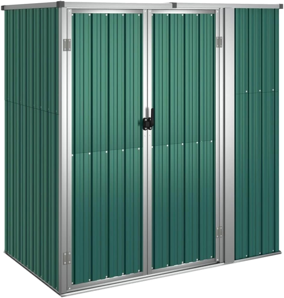 etezen Abri à Outils de Jardin Vert 161x89x161 cm Acier galvanisé, Maison & Jardin, Pelouses & Jardins, Vie en extérieur, Structures extérieures, Cabanes & abris de Jardin, Vert, (Poids 29.62KG)