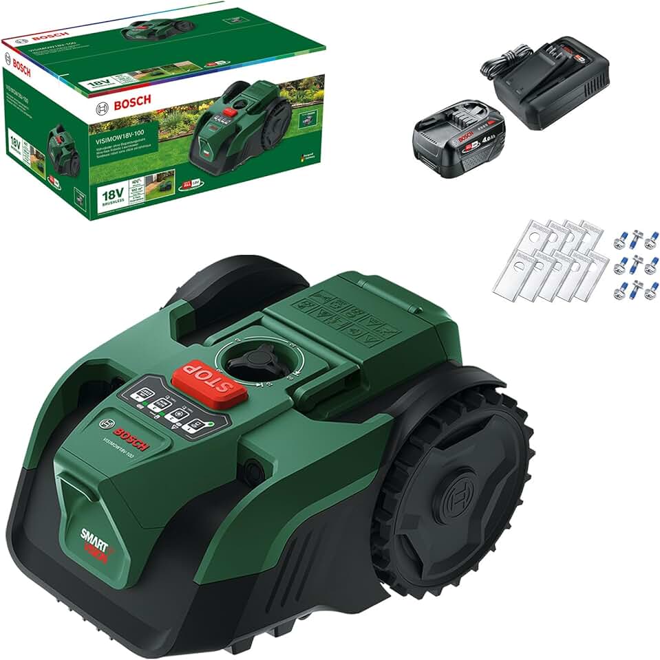 etezen - VISIMOW série - 16 cm, 20-60 mm - robot tondeuse sans-fil - VISIMOW18V-100
