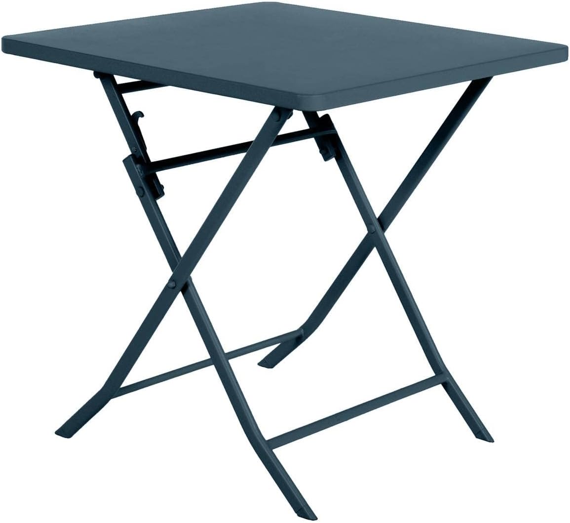 etezen - Greensboro - table pliante 2 places acier époxy 70x70